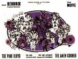 Hendrix tour poster