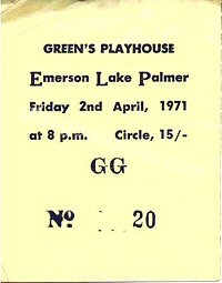 Emerson, Lake & Palmer - 02/04/1971