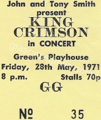 King Crimson - Roger Ruskin Spear and His Giant Kinetic Wardrobe - 28/05/1971