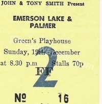 Emerson, Lake & Palmer - Spontaneous Combustion - 19/12/1971