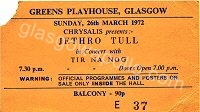 Jethro Tull - Tir Na Nog - 26/03/1972