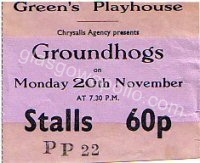 The Groundhogs - Gentle Giant - Stray - 20/11/1972