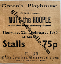 Mott The Hoople - Sensational Alex Harvey Band - 22/02/1973