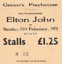 Elton John - Longdancer - 25/02/1973