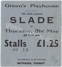 SLADE - Sensational Alex Harvey Band - 31/05/1973