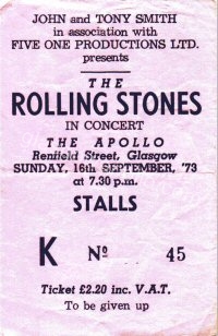 The Rolling Stones - Billy Preston - 16/09/1973