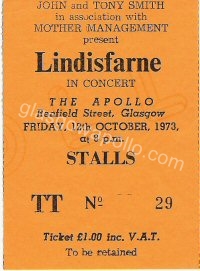 Lindisfarne - Capability Brown - Darien Spirit - 12/10/1973