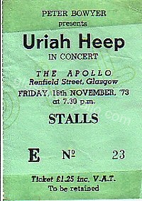Uriah Heep - The Heavy Metal Kids - 16/11/1973