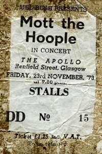 Mott The Hoople - Queen - 23/11/1973