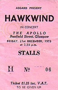 Hawkwind - 21/12/1973