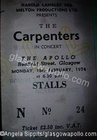 The Carpenters - 18/02/1974