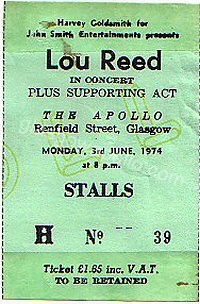 Lou Reed - Ducks Deluxe - 03/06/1974