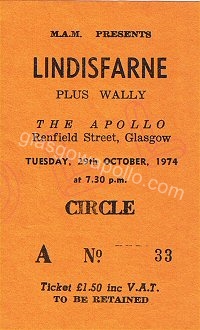 Lindisfarne - Wally - 29/10/1974