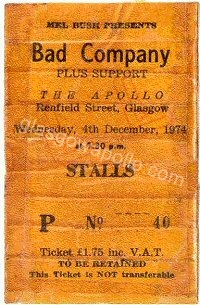Bad Company - Duster Bennett - 04/12/1974