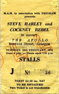 Steve Harley & Cockney Rebel - 10/02/1975