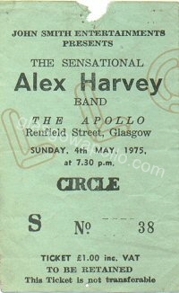 Sensational Alex Harvey Band - Skyband - 04/05/1975