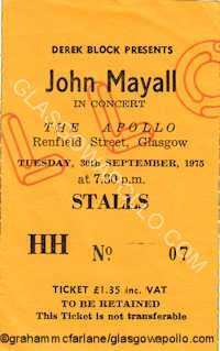 John Mayall - Moonrider - 30/09/1975