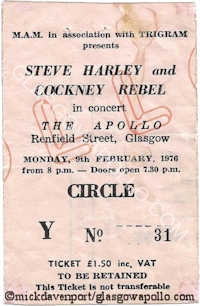 Steve Harley & Cockney Rebel - Sailor - 09/02/1976
