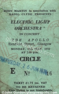 Electric Light Orchestra - The Steve Gibbons Band - 26/06/1976