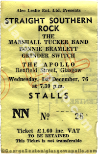 The Marshall Tucker Band - Bonnie Bramlett - Grinderswitch - 01/12/1976
