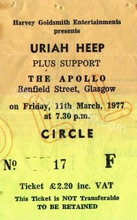 Uriah Heep - U-Boat - 11/03/1977