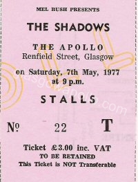 The Shadows - 07/05/1977