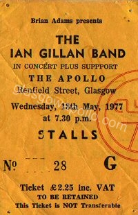 Ian Gillan Band  - 18/05/1977
