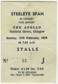 Steeleye Span - The Tannahill Weavers - 26/02/1978