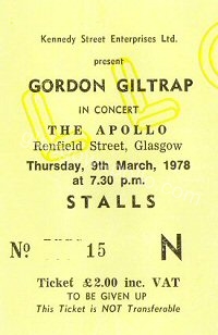 Gordon Giltrap - John Glover - 09/03/1978