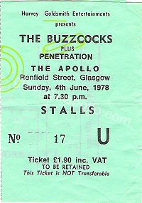 Buzzcocks - Penetration - The Zones - 04/06/1978