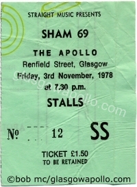 Sham 69 - 03/11/1978