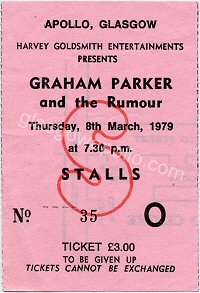 Graham Parker & The Rumour - The Sports - 08/03/1979