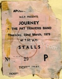 Journey - Pat Travers - 22/03/1979