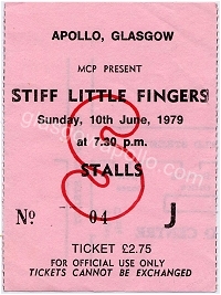 Stiff Little Fingers - Starjets - 10/06/1979