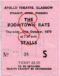 The Boomtown Rats - Protex - 11/10/1979
