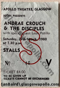 Andrae Crouch & The Disciples - Leon Patillo - 29/03/1980