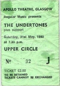 The Undertones - Moondogs - 31/05/1980