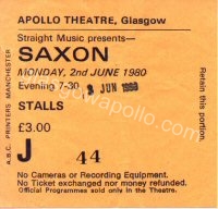 Saxon - Tygers Of Pan Tang - 03/06/1980