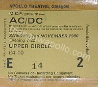 AC/DC - Starfighters - 02/11/1980
