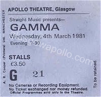Gamma - Praying Mantis - 04/03/1981