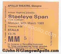 Steeleye Span - 30/03/1981