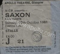 Saxon - Riot - 18/10/1981