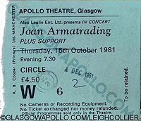 Joan Armatrading - 04/12/1981
