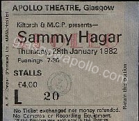 Sammy Hagar - Grand Prix - 28/01/1982