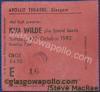 Kim Wilde - 10/10/1982