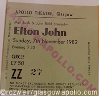 Elton John - 07/11/1982