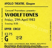 The Wolftones - 29/04/1983
