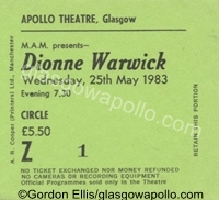 Dionne Warwick - 25/05/1983