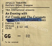Kid Creole and the Coconuts - 03/09/1983