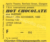 Hot Chocolate - 25/11/1983
